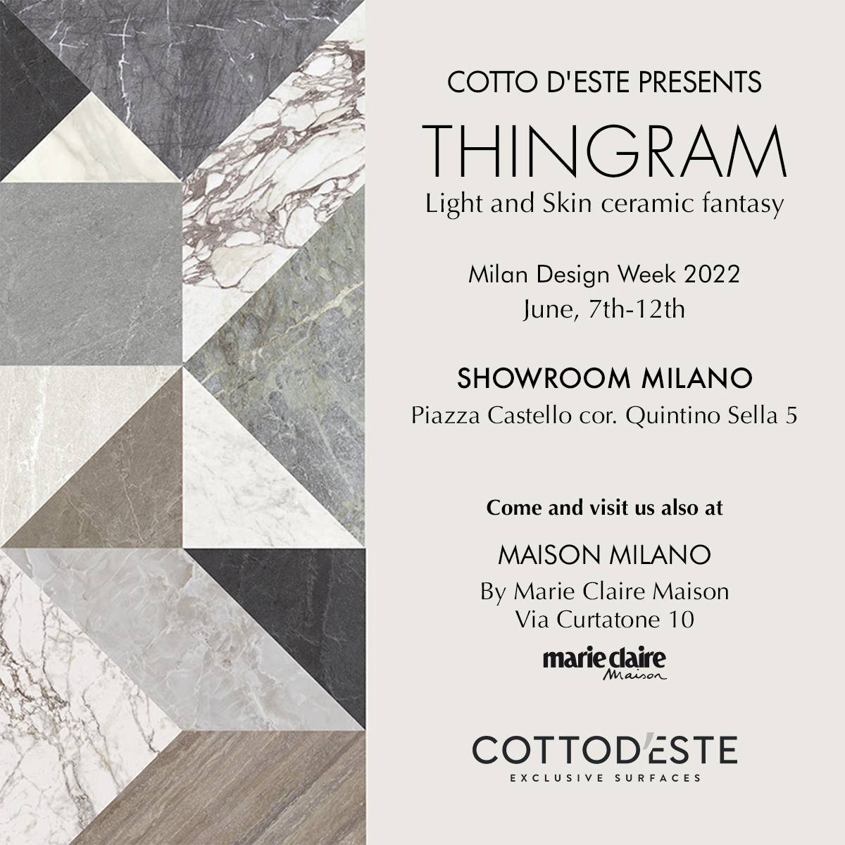 Thingram: Cotto d’Este bij Fuorisalone: Foto 1